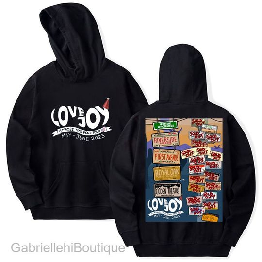 Across The Pond Tour 2023 Hoodie, Lovejoy 2023 Tour Hoodie