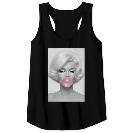 Marilyn Monroe Bubblegum Tank Tops