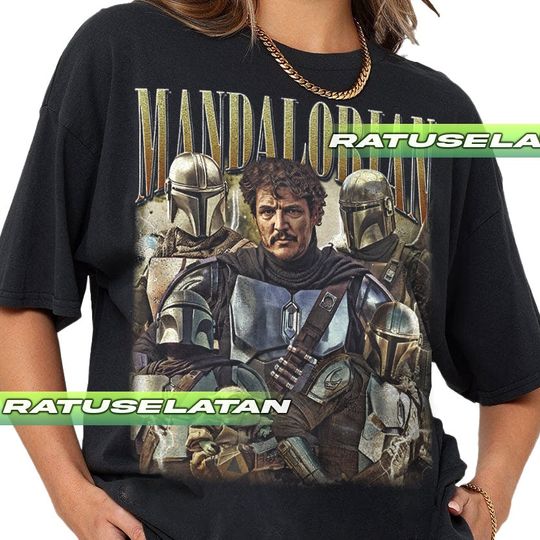 Mandalorian Pedro Pascal Vintage T-Shirt