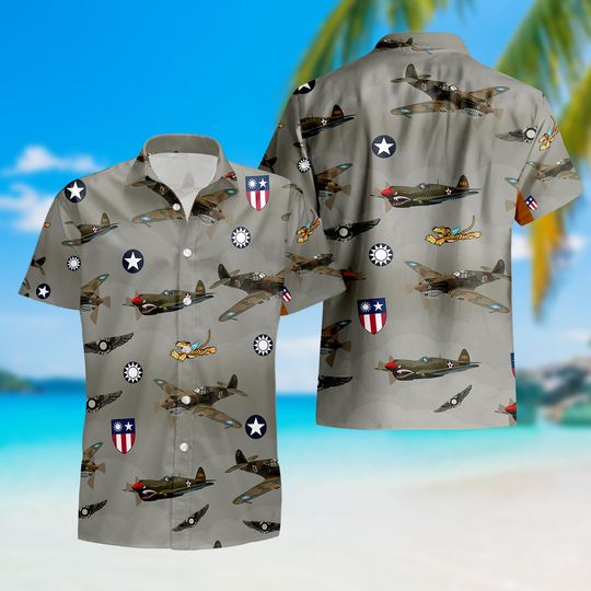 Nwt Kalaheo Fighter Planes Hawaiian Shirt