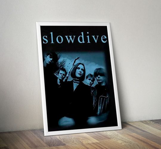 Discover Retro Slowdive Souvlaki Music Tour Poster, Slowdive Poster, Slowdive Tour Music, Rock Band Poster