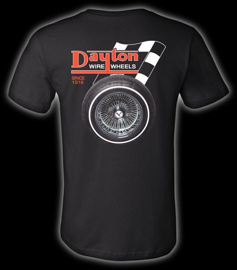 Dayton Wire Wheel | Lowrider | Custom T-Shirt