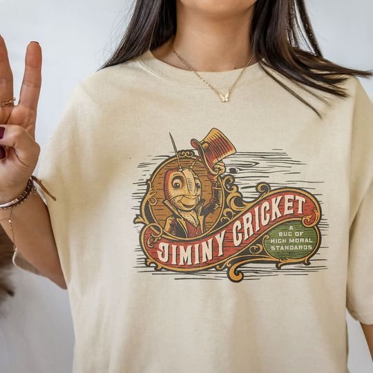 Disney Pinocchio Jiminy Cricket High Moral Standards T-Shirt