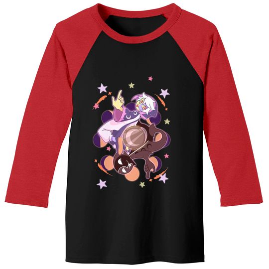 The Collector The Owl House Baseball Tees, Disney The Owl House Baseball Tees, Hexside Baseball Tees