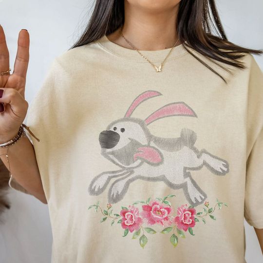 Disney Mulan Little Brother Faux Embroidery Graphic T-Shirt