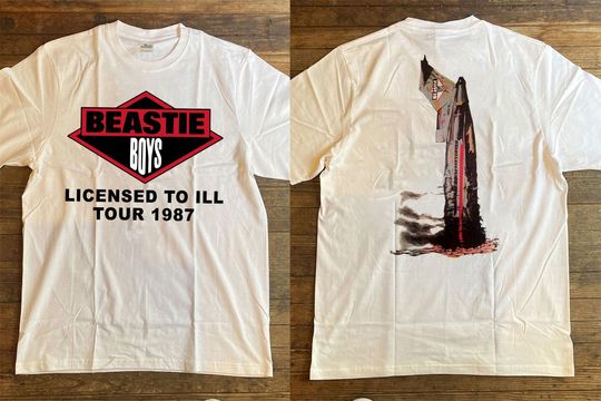 Beastie Boys Licensed To Ill Tour 1987 T-Shirt