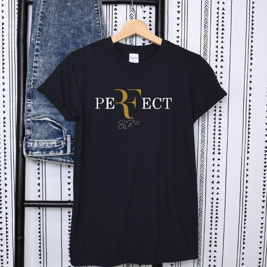 Roger Federer Softstyle Cotton T-Shirt, RF Roger Federer The Swiss Maestro Shirt