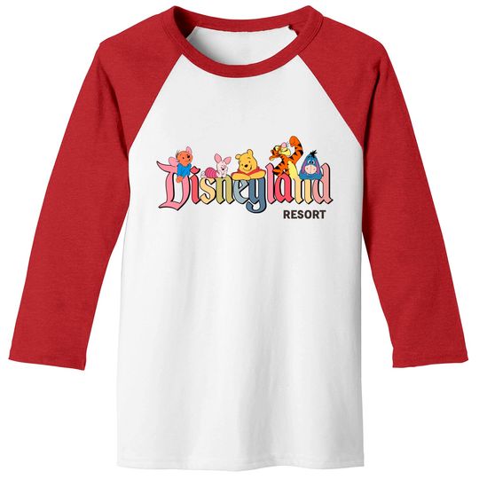 Disneyland Baseball Tees, Disneyland Resort Baseball Tees, Winnie