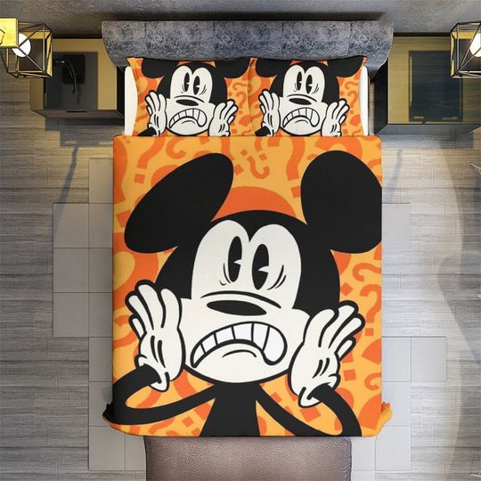 Disney Mickey Mouse Duvet Cover Pillow Cover Bedding Set