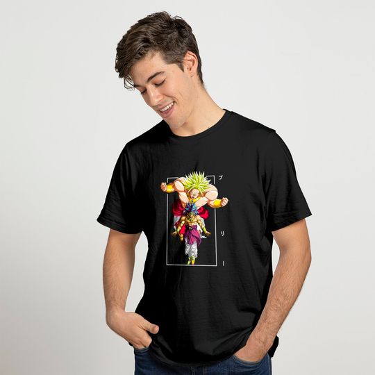 DBZ Broly Design  T Shirt T-Shirts