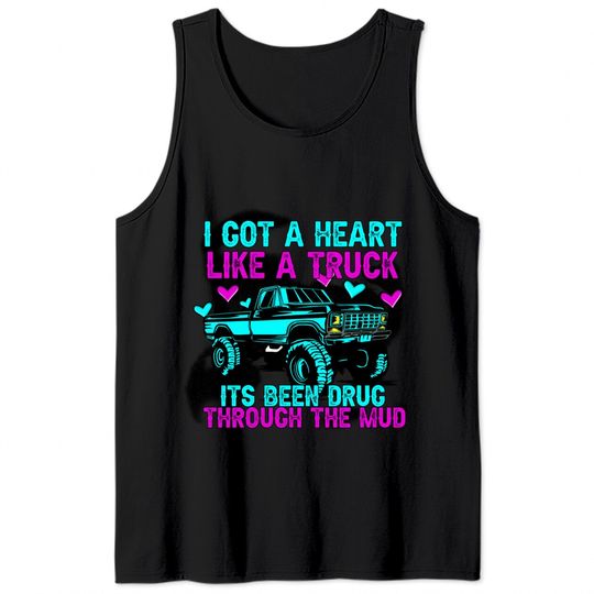 Heart like a truck Lainey Wilson Tank Tops