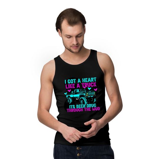 Heart like a truck Lainey Wilson Tank Tops