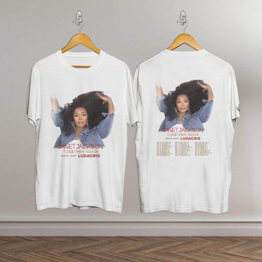 Janet Jackson Together Again Tour 2023 T-Shirt, Janet Jackson 2023 Concert T-Shirt