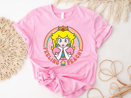 Retro Princess Peach Shirt,Princess Peach Mario Shirt
