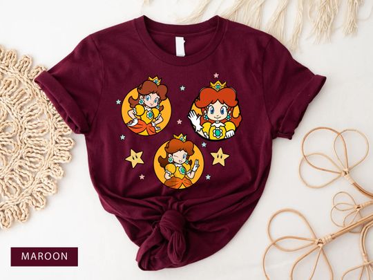 Princess Daisy Star Shirt,Princess Daisy Shirt