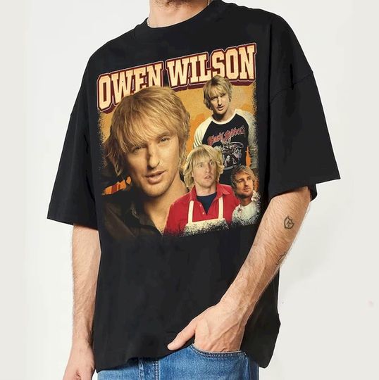 Owen Wilson shirt cool retro rock poster t-shirt 70s 80s 90s rocker design style tee 189