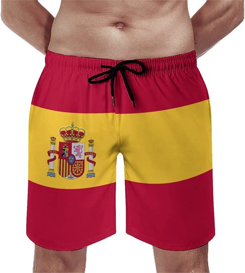 Discover Spain Flag Men's Shorts