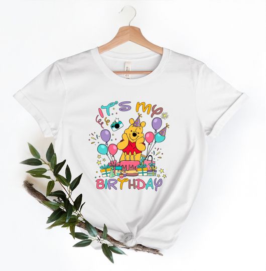 It's My Birthday T-shirt, Winnie the Pooh  Shirt, Disney Birthday Shirt