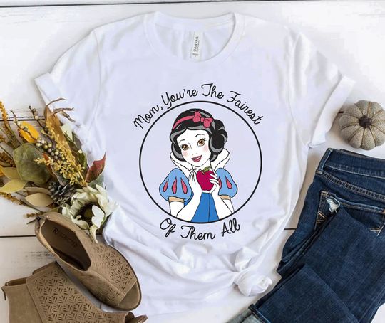 Disney Snow White Mom is the Fairest Graphic T-Shirt, Mother's Day Shirt