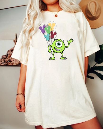 Disney Monsters Inc Shirt, Mike Wazowski