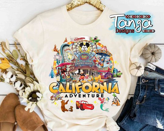 Discover Disneyland California Adventure All Disney Characters