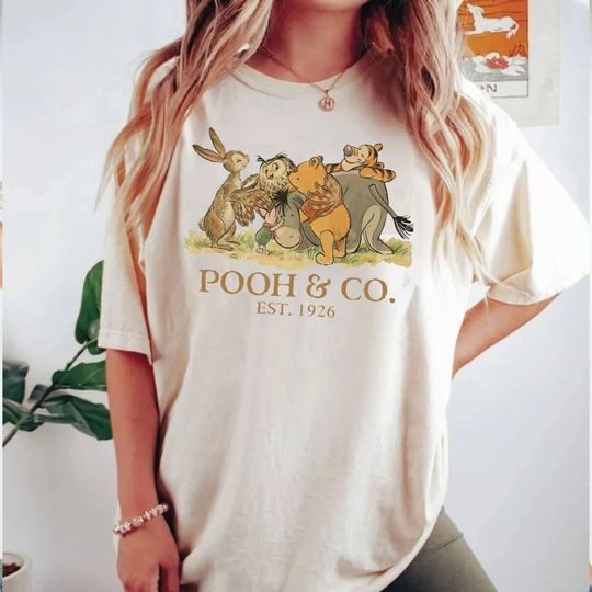 Discover Vintage Disney Winnie The Pooh EST 1926 T Shirts