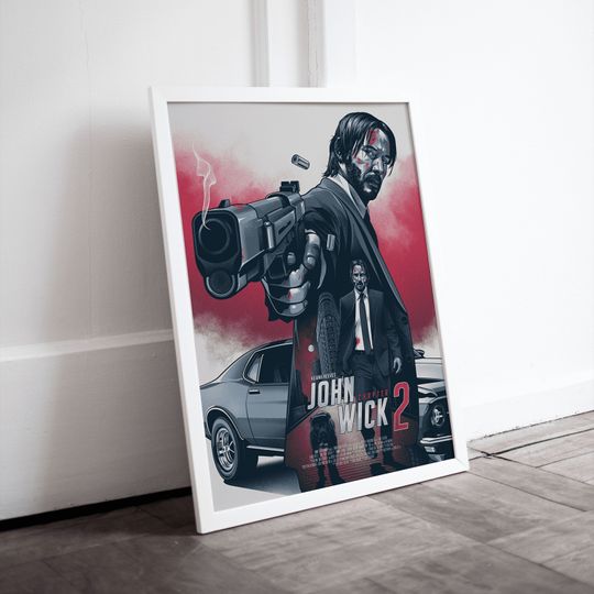 JOHN WICK 2023, Movie Star, Poster, Wall Art Poster