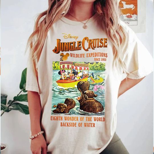 Retro Mickey And Friends Jungle Cruise Shirt, Disney Jungle Cruise Vintage Shirt