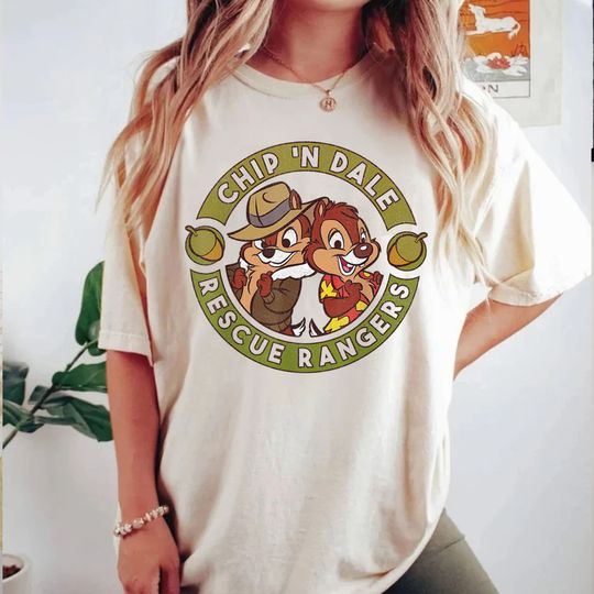 Chip and Dale Rescue Rangers Shirt, Double Trouble Shirt, Disney Couple Shirt