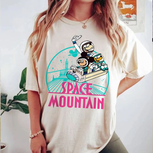 Disney Space Astronauts Shirt, 90's Space Mountain Shirt