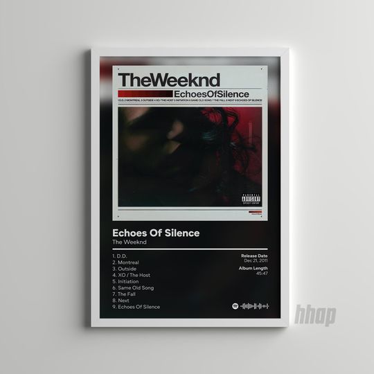 Weeknds - Echoes Of Silence Album Cover Poster