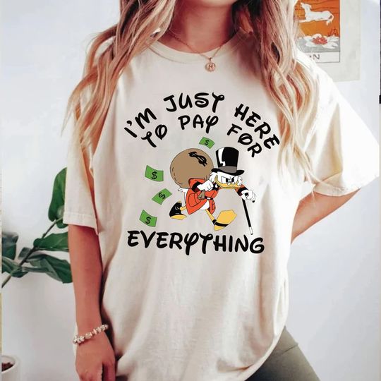 Funny Disney Dad T-shirt, DuckTales Scrooge McDuck Shirt