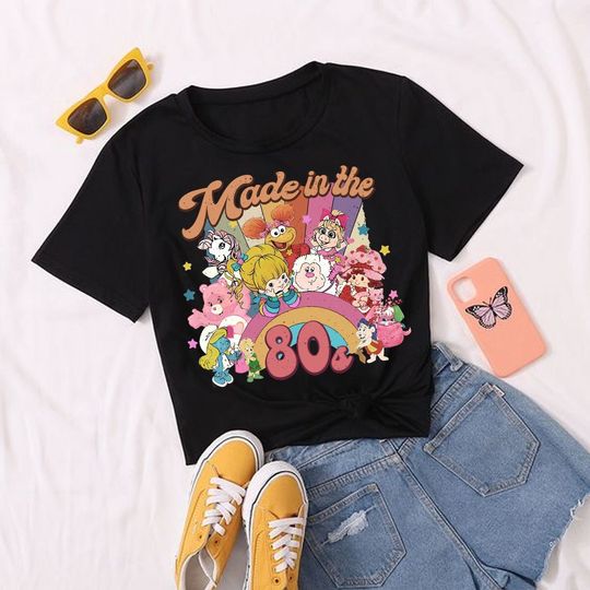 Cartoon Friends Nostalgia Shirt, Made In The 80s Cartoon Shirt, 80s Cartoon Friends Shirt