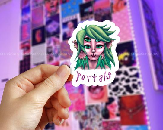 Melanie Martinez Sticker, Martinez Sticker, Portals New Album Stickers