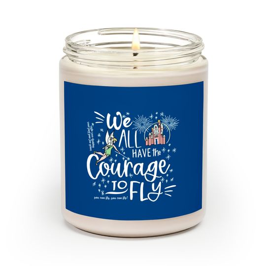 Magic Kingdom Fireworks Scented Candles Happily Ever After Disney Castle Tinkerbell Fireworks Scented Candles