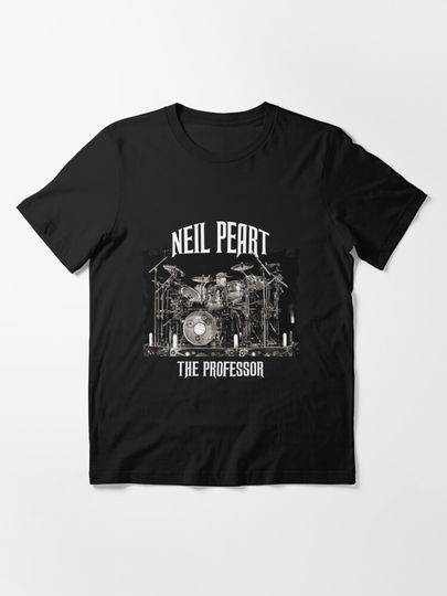 Anna Press Neil Peart The Professor The Drummer Black Long Sleeve Sweat Love | Essential T-Shirt