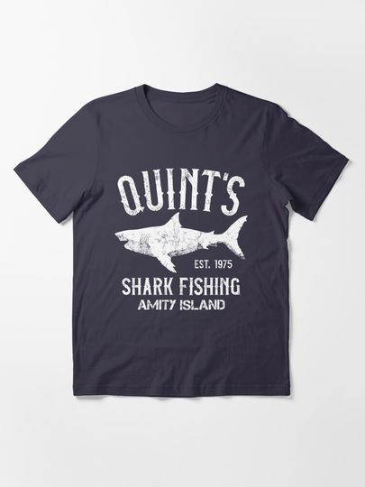 Quint's Shark Fishing - Amity Island 1975 | Essential T-Shirt