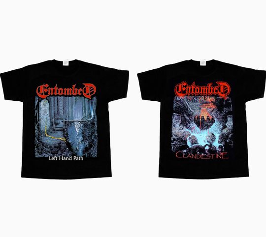 entombed left hand path'90 t-shirt