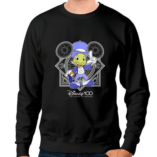 Disney Jiminy Cricket Portrait Sweatshirts, Disney 100 Years of Wonder Sweatshirts
