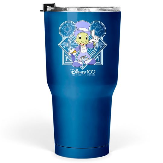 Disney Jiminy Cricket Portrait Tumblers 30 oz, Disney 100 Years of Wonder Tumblers 30 oz