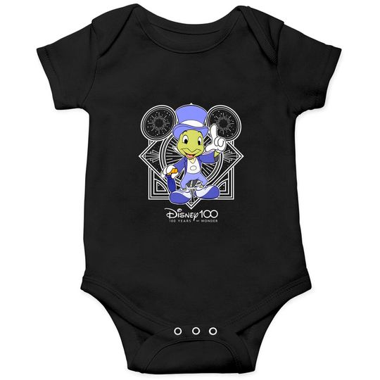 Disney Jiminy Cricket Portrait Onesies, Disney 100 Years of Wonder Onesies
