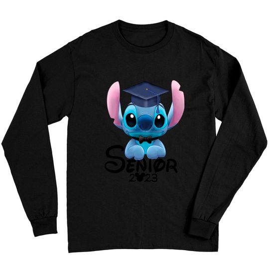 Stitch Graduate 2023 Long Sleeves, Disney Graduation Long Sleeves