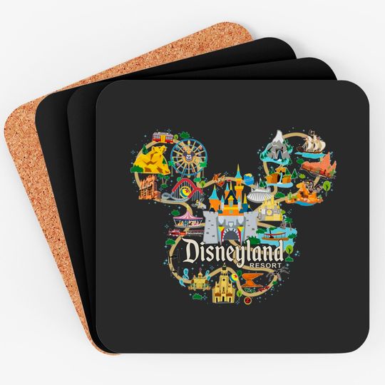 Discover Disneyland Coasters, Vintage Disneyland Coasters