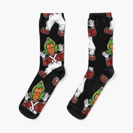 Oompa loompas Willy Wonka Socks