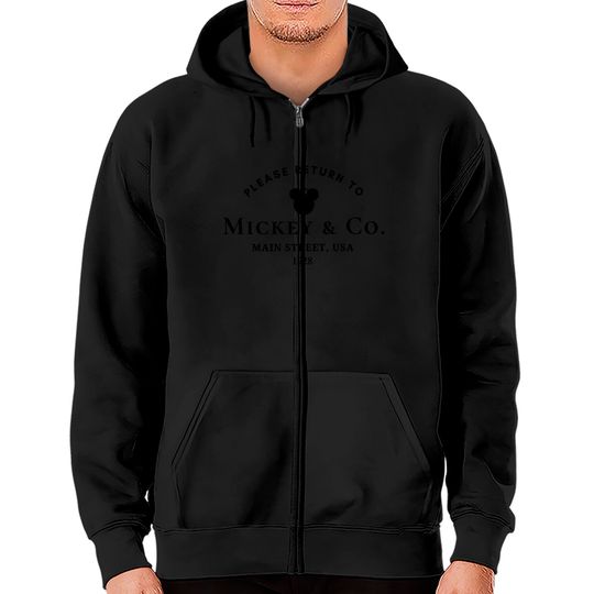 Return to Mickey & Co Unisex Zip Hoodies, Disney Trip Zip Hoodies, Cute Disney Mickey Zip Hoodies disneyworld Zip Hoodies
