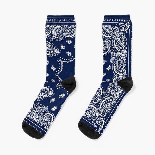 2022 Paisley Crip Bandana Design - Snoop Dogg Socks