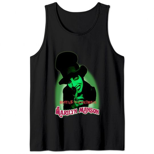 Marilyn Manson Tank Tops Smells Like Children Artist Logo