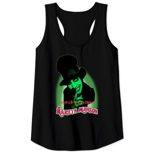 Marilyn Manson Tank Tops Smells Like Children Artist Logo