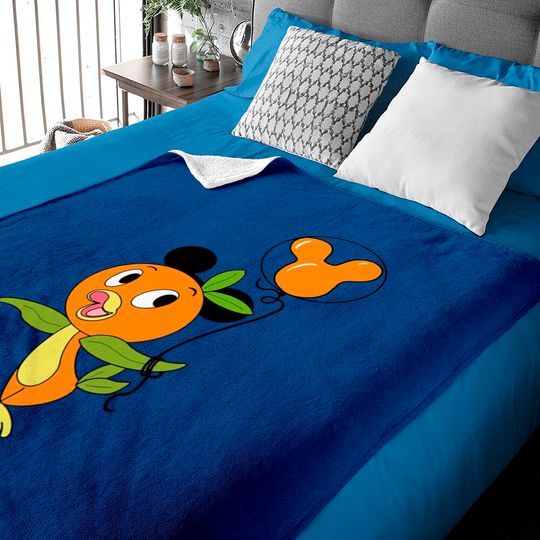 Orange Bird Baby Blankets, Florida Orange Bird Baby Blankets, Orlando Florida Baby Blankets, Disney Vacation Baby Blankets