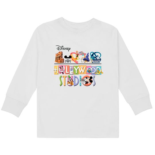 Disney Hollywood Studio Kids Long Sleeve T-Shirts, Universal Studio Kids Long Sleeve T-Shirts, Disney Group Matching